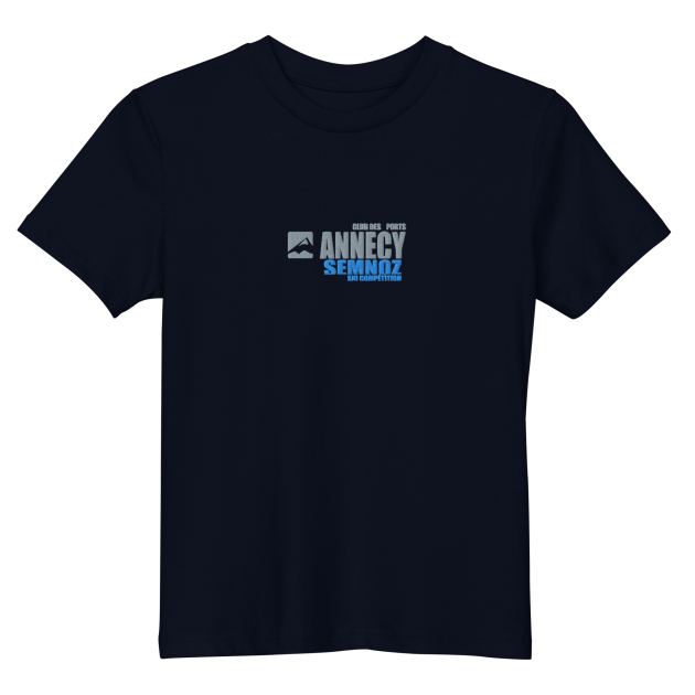 T-shirt bio enfant brodé - Annecy Semnoz